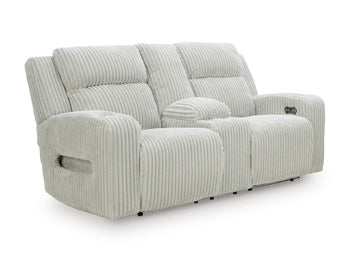 Forest Lake Power Reclining Loveseat with Console - U&U Home Budget Furniture (Carteret, NJ)