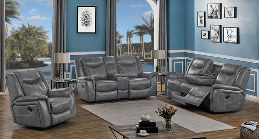 Conrad 3-piece Living Room Set Grey - U&U Home Budget Furniture (Carteret, NJ)