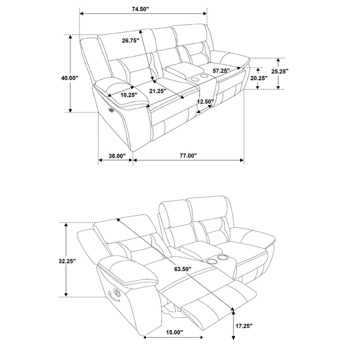 Greer Reclining Sets - U&U Home Budget Furniture (Carteret, NJ)