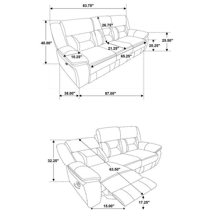 Greer Reclining Sets - U&U Home Budget Furniture (Carteret, NJ)