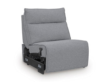 ModMax II Reclining Sectional with Chaise and Audio Console - U&U Home Budget Furniture (Carteret, NJ)