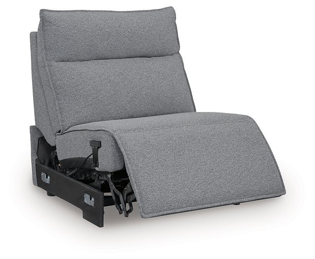 ModMax II Reclining Sectional with Chaise and Audio Console - U&U Home Budget Furniture (Carteret, NJ)
