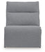 ModMax II Reclining Sectional with Chaise and Audio Console - U&U Home Budget Furniture (Carteret, NJ)