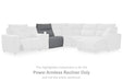 ModMax II Reclining Sectional with Chaise and Audio Console - U&U Home Budget Furniture (Carteret, NJ)