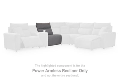 Modmax II Power Reclining Sectional with Audio Consoles - U&U Home Budget Furniture (Carteret, NJ)