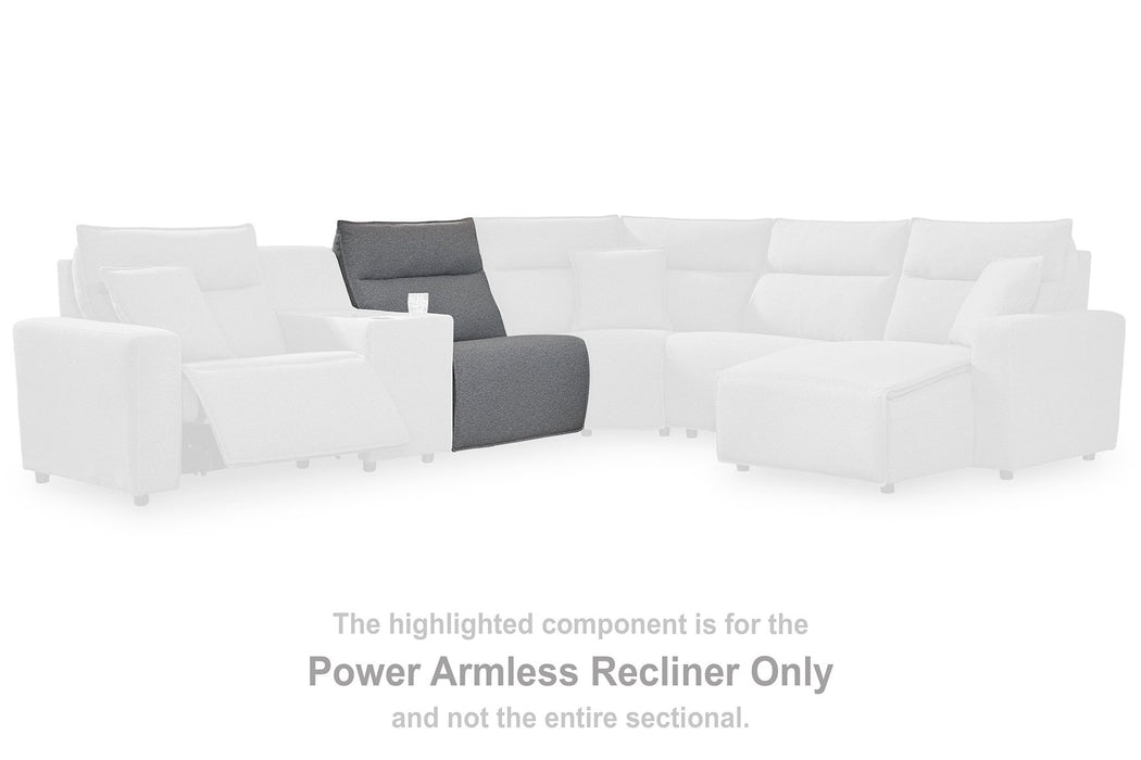 Modmax Power Reclining Sectional with Chaise - U&U Home Budget Furniture (Carteret, NJ)