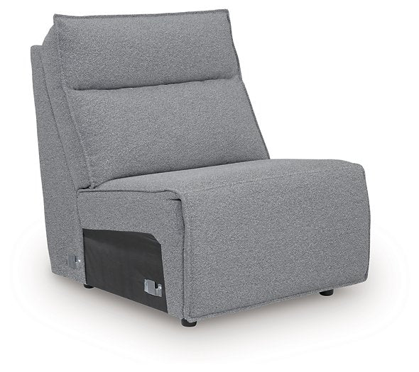 ModMax II Reclining Sectional with Chaise and Audio Console - U&U Home Budget Furniture (Carteret, NJ)
