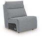 ModMax II Reclining Sectional with Chaise and Audio Console - U&U Home Budget Furniture (Carteret, NJ)