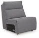 Modmax II Power Reclining Sectional with Audio Consoles - U&U Home Budget Furniture (Carteret, NJ)