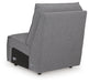 Modmax II Power Reclining Sectional with Audio Consoles - U&U Home Budget Furniture (Carteret, NJ)