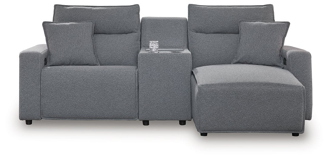 Modmax Power Reclining Sectional with Chaise - U&U Home Budget Furniture (Carteret, NJ)