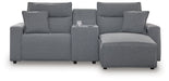 Modmax Power Reclining Sectional with Chaise - U&U Home Budget Furniture (Carteret, NJ)