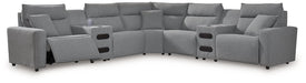 Modmax Power Reclining Sectional with Chaise - U&U Home Budget Furniture (Carteret, NJ)
