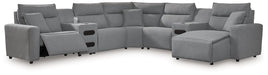 Modmax Power Reclining Sectional with Chaise - U&U Home Budget Furniture (Carteret, NJ)