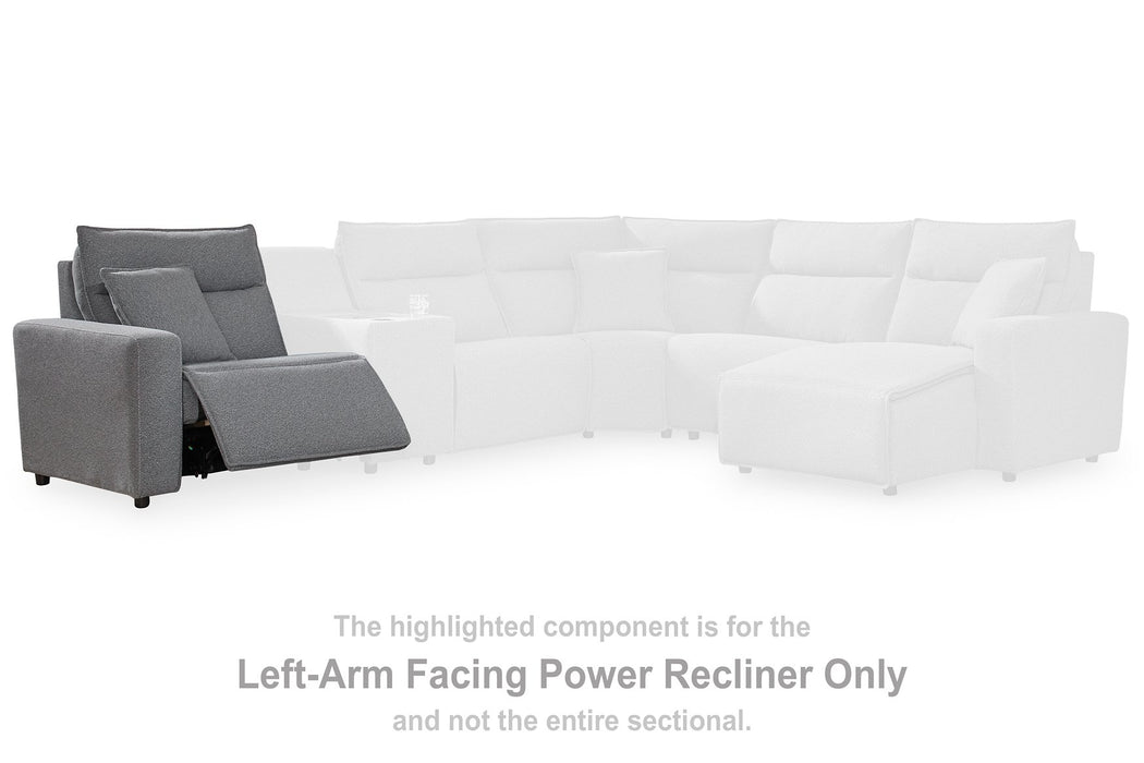 Modmax Power Reclining Sectional with Chaise - U&U Home Budget Furniture (Carteret, NJ)