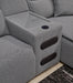 Modmax II Power Reclining Sectional with Audio Consoles - U&U Home Budget Furniture (Carteret, NJ)