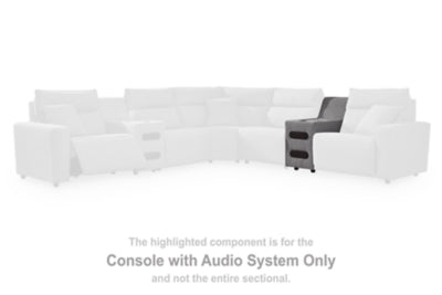 Modmax II Power Reclining Sectional with Audio Consoles - U&U Home Budget Furniture (Carteret, NJ)