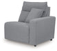 ModMax II Reclining Sectional with Chaise and Audio Console - U&U Home Budget Furniture (Carteret, NJ)