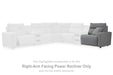 ModMax II Reclining Sectional with Chaise and Audio Console - U&U Home Budget Furniture (Carteret, NJ)