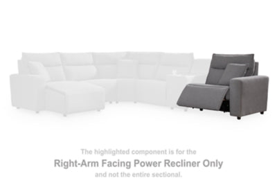 Modmax II Power Reclining Sectional with Audio Consoles - U&U Home Budget Furniture (Carteret, NJ)