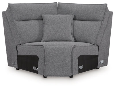 Modmax II Power Reclining Sectional with Audio Consoles - U&U Home Budget Furniture (Carteret, NJ)