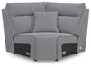 ModMax II Reclining Sectional with Chaise and Audio Console - U&U Home Budget Furniture (Carteret, NJ)