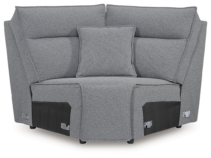 ModMax II Reclining Sectional with Chaise and Audio Console - U&U Home Budget Furniture (Carteret, NJ)