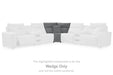 Modmax Reclining Sectional with Console - U&U Home Budget Furniture (Carteret, NJ)