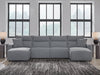Modmax Power Reclining Sectional with Chaise - U&U Home Budget Furniture (Carteret, NJ)