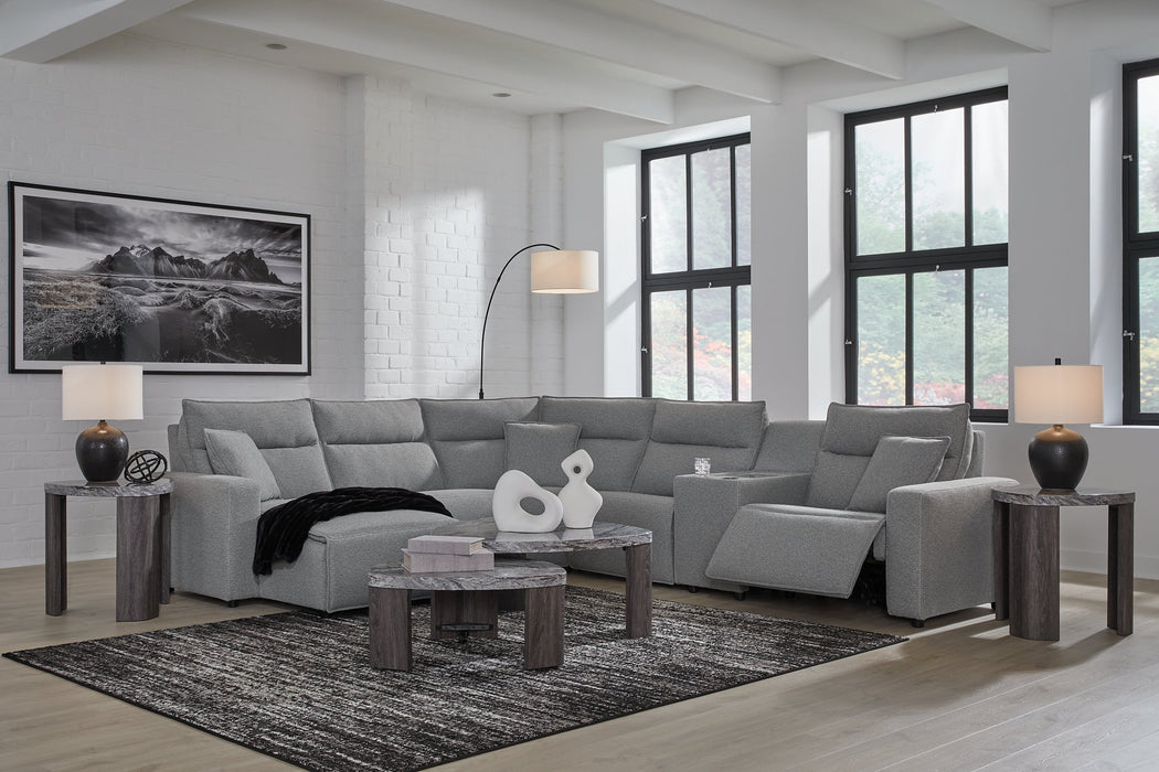 Modmax Power Reclining Sectional with Chaise - U&U Home Budget Furniture (Carteret, NJ)