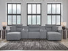 Modmax Power Reclining Sectional with Chaise - U&U Home Budget Furniture (Carteret, NJ)