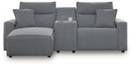 Modmax Power Reclining Sectional with Chaise - U&U Home Budget Furniture (Carteret, NJ)