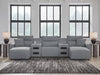 Modmax Power Reclining Sectional with Chaise - U&U Home Budget Furniture (Carteret, NJ)