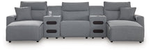 Modmax Power Reclining Sectional with Chaise - U&U Home Budget Furniture (Carteret, NJ)