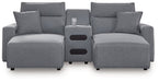 Modmax Power Reclining Sectional with Chaise - U&U Home Budget Furniture (Carteret, NJ)