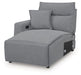 ModMax II Reclining Sectional with Chaise and Audio Console - U&U Home Budget Furniture (Carteret, NJ)