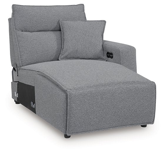 Modmax Power Reclining Sectional with Chaise - U&U Home Budget Furniture (Carteret, NJ)