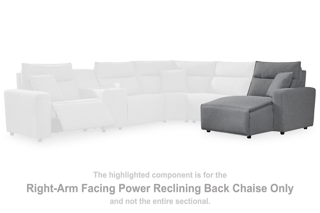 Modmax Power Reclining Sectional with Chaise - U&U Home Budget Furniture (Carteret, NJ)