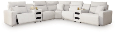 Modmax II Power Reclining Sectional with Audio Consoles - U&U Home Budget Furniture (Carteret, NJ)