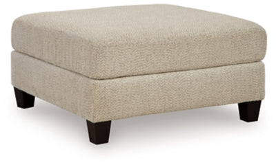 Steelwater Retreat Oversized Accent Ottoman - U&U Home Budget Furniture (Carteret, NJ)