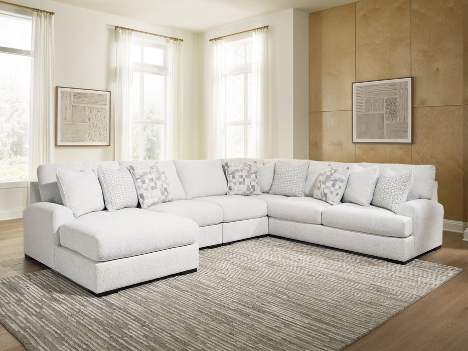 Misty-Lakes Sectional with Chaise - U&U Home Budget Furniture (Carteret, NJ)