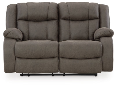 First Base Reclining Loveseat - U&U Home Budget Furniture (Carteret, NJ)