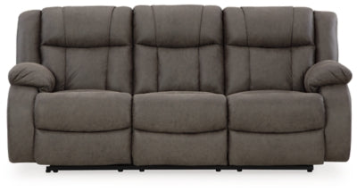 First Base Reclining Sofa - U&U Home Budget Furniture (Carteret, NJ)