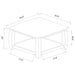 Dixon Coffee Table Sets - U&U Home Budget Furniture (Carteret, NJ)
