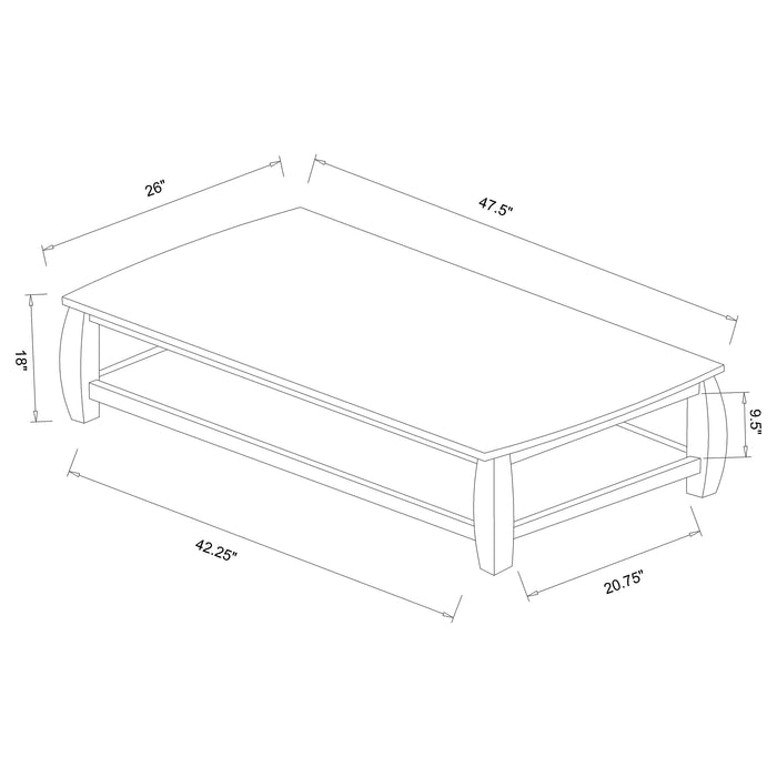 Dixon Coffee Table Sets - U&U Home Budget Furniture (Carteret, NJ)