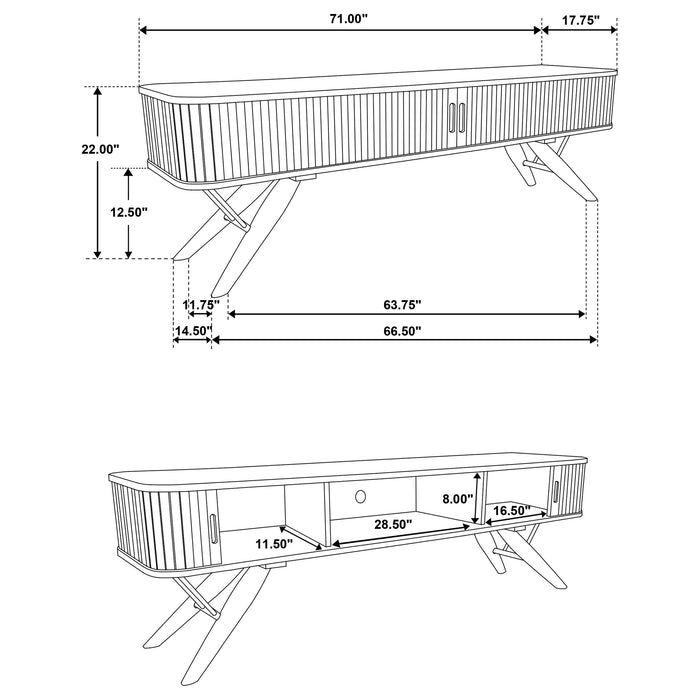 Valna Tv Stand - U&U Home Budget Furniture (Carteret, NJ)
