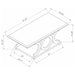 Shelly Coffee Table Sets - U&U Home Budget Furniture (Carteret, NJ)