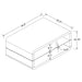 Elana Coffee Table Sets - U&U Home Budget Furniture (Carteret, NJ)