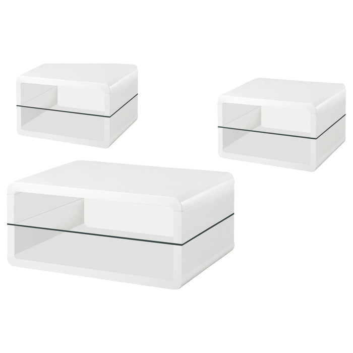Elana Coffee Table Sets - U&U Home Budget Furniture (Carteret, NJ)