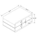 Elana Coffee Table Sets - U&U Home Budget Furniture (Carteret, NJ)